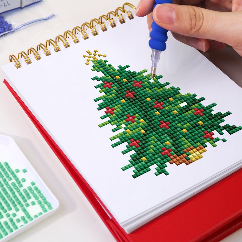 2026 Diamond Painting Bordskalender – Julenedition