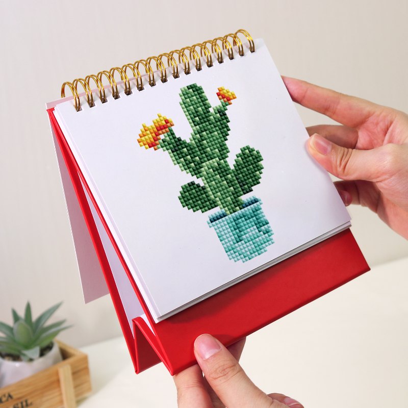 2026 Diamond Painting Bordskalender – Växtedition