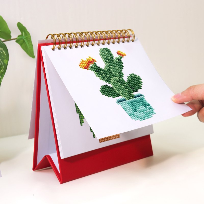 2026 Diamond Painting Bordskalender – Växtedition