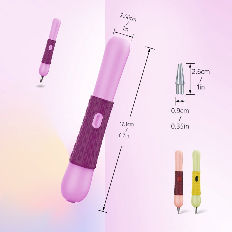 Elektrisk Diamond Painting penna – Extra tyst & ergonomisk