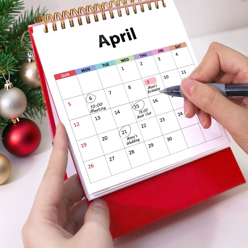 2026 Diamond Painting Bordskalender – Julenedition