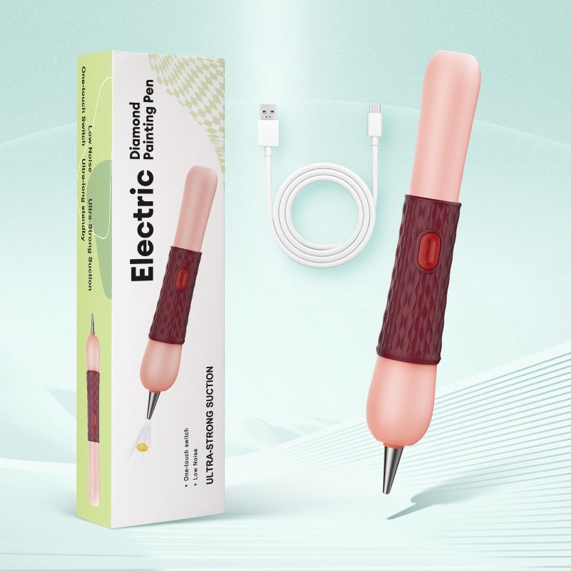 Elektrisk Diamond Painting penna – Extra tyst & ergonomisk