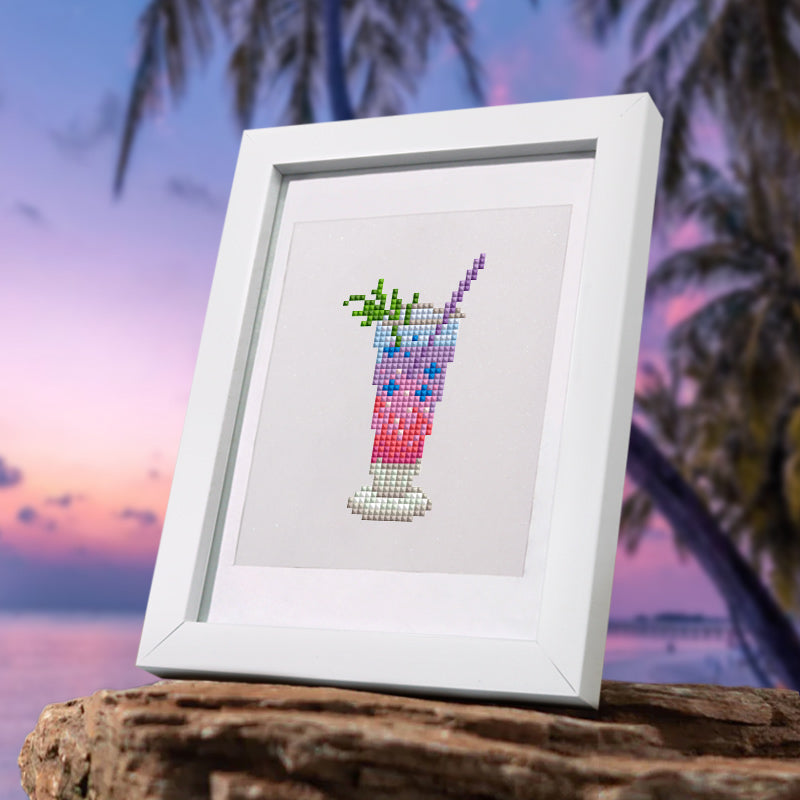 12 Mini Diamond Paintings - Cocktails