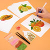 12 Mini Diamond Paintings - Fruktset