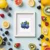 12 Mini Diamond Paintings - Fruktset