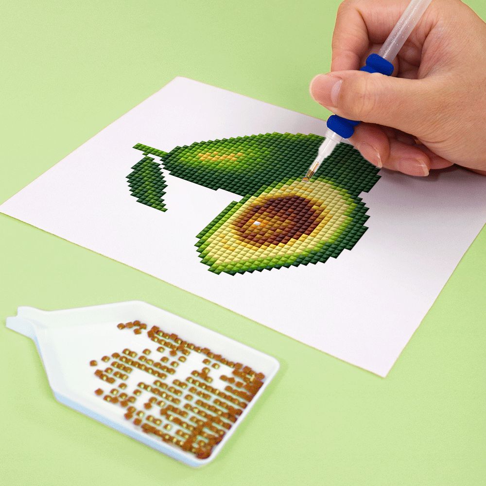 12 Mini Diamond Paintings - Fruktset