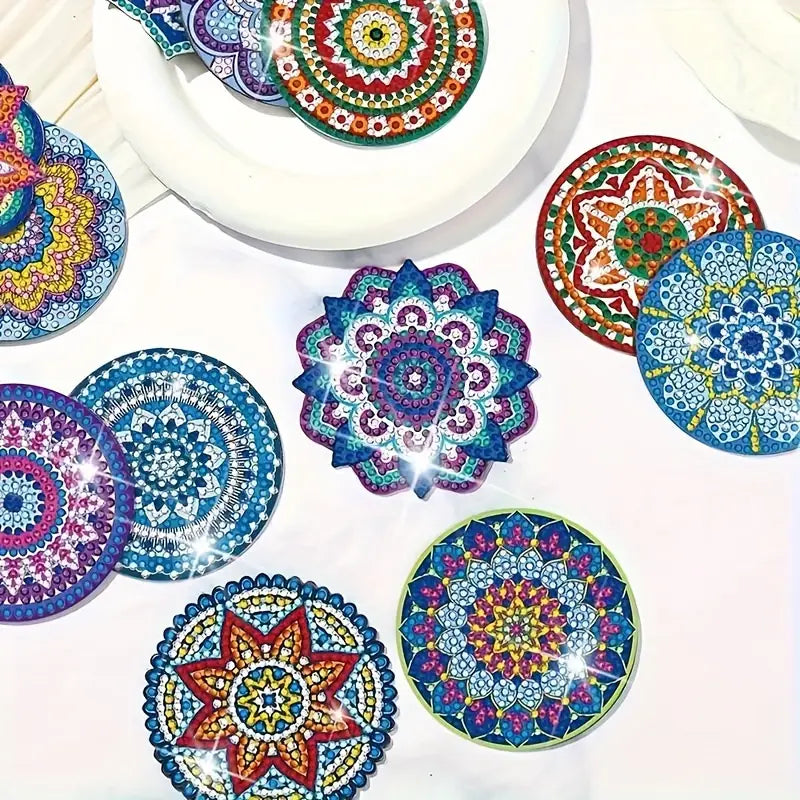 Diamond Painting Magneter – Set med 12 mandalor