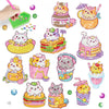 Diamond Painting Stickers – Set med 12 katter