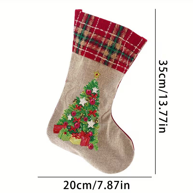 Diamond Painting Julstrumpor – Julgransset