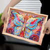 Diamond Painting Bricka – Fjäril