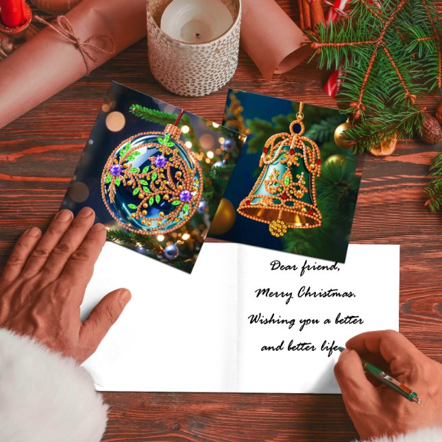 12 julkort – Vintervänner-set