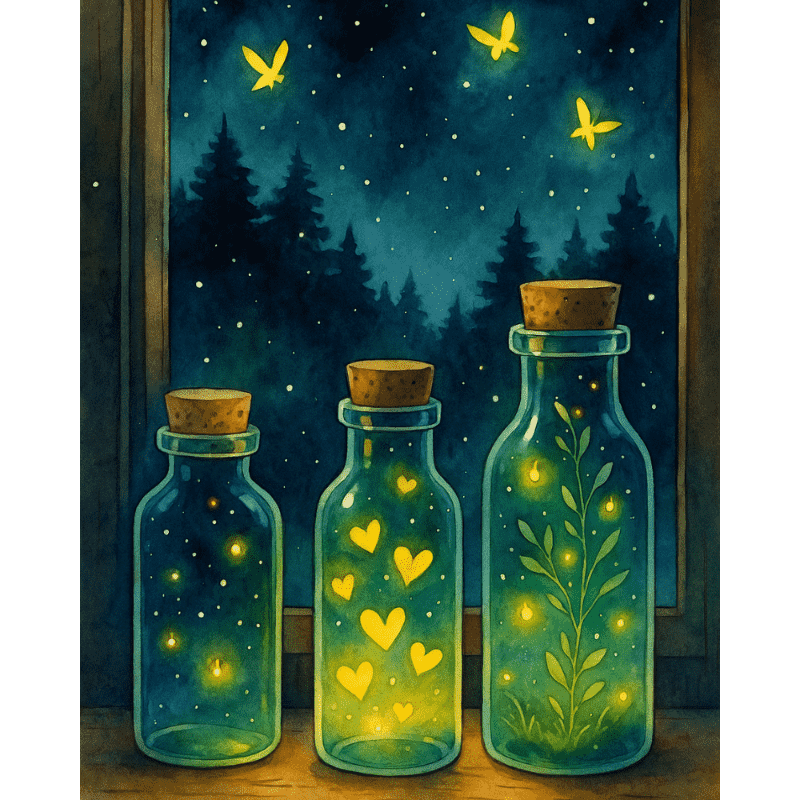 Eldflugor-Diamond Painting