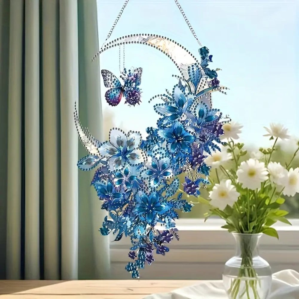 Diamond Painting Drömfångare – Fjäril & Blommor