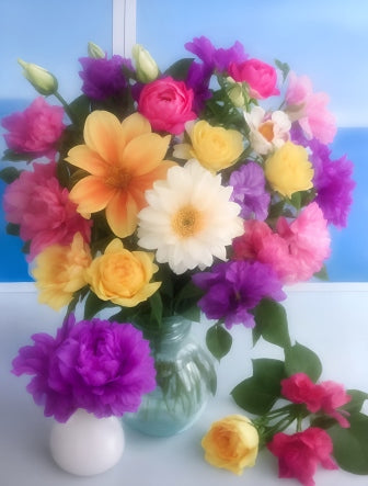 Färgglada Blommor