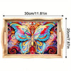 Diamond Painting Bricka – Fjäril