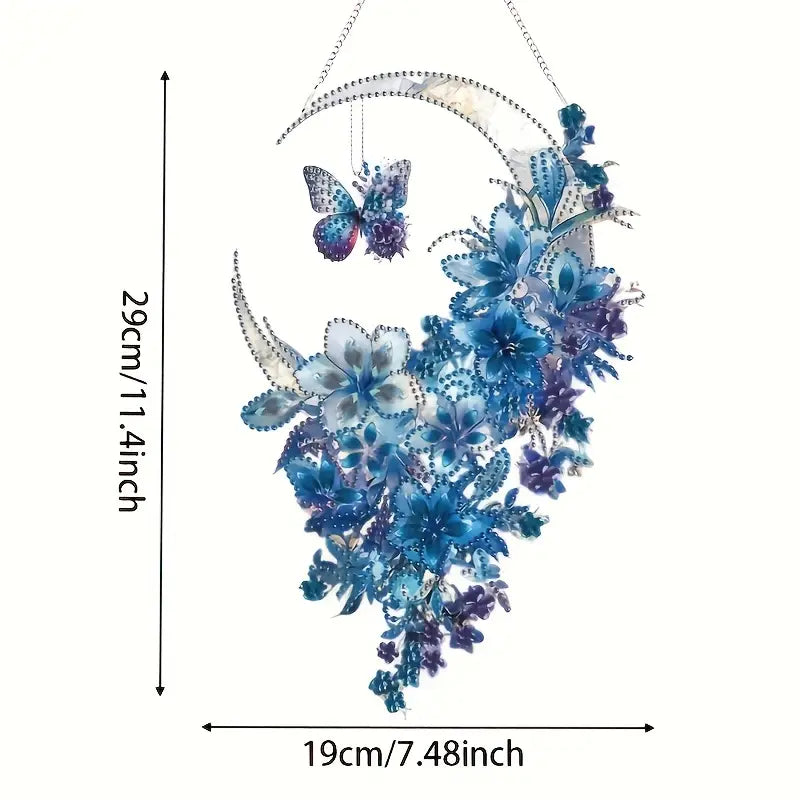 Diamond Painting Drömfångare – Fjäril & Blommor