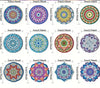 Diamond Painting Magneter – Set med 12 mandalor