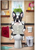 Ladda in bild i Galleri Viewer, Franse Bulldog Op Toilet | Diamond Painting