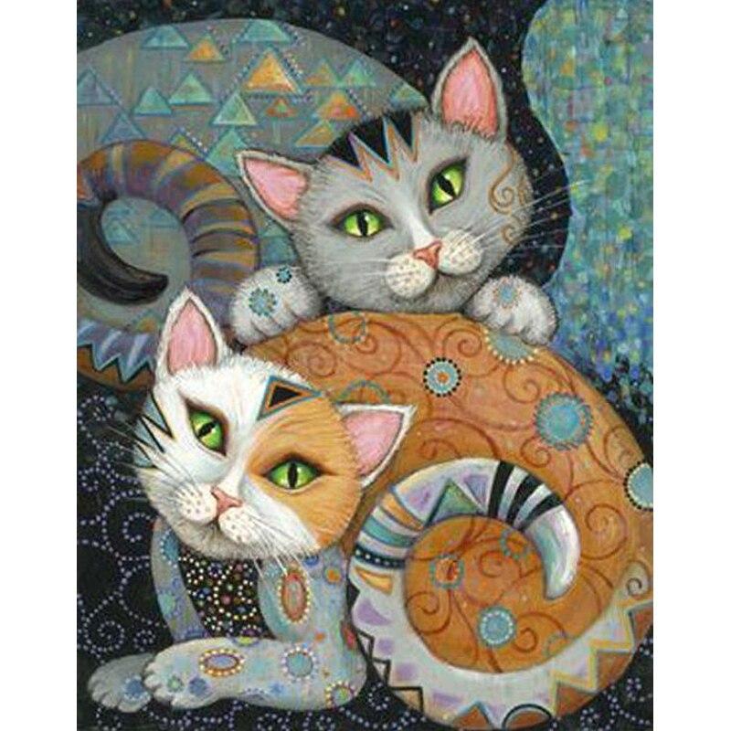 Katten Abstract | Diamond Painting