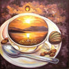 Ladda in bild i Galleri Viewer, Kop Koffie - Zonsondergang | Diamond Painting