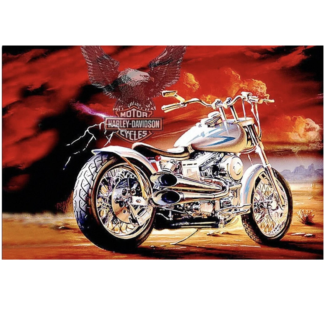 Harley Davidson Motor | Diamond Painting