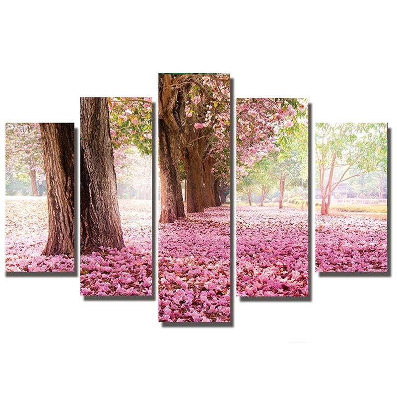 Roze Bloemen | 5 Luiken